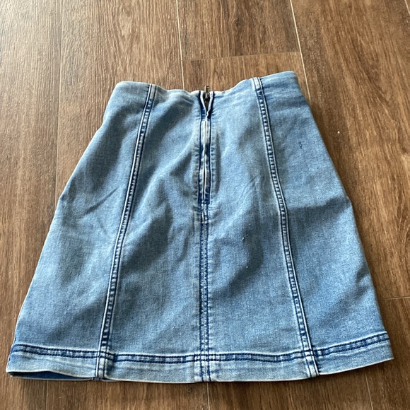 Free People Denim Mini Skirt - Picture 2 of 2